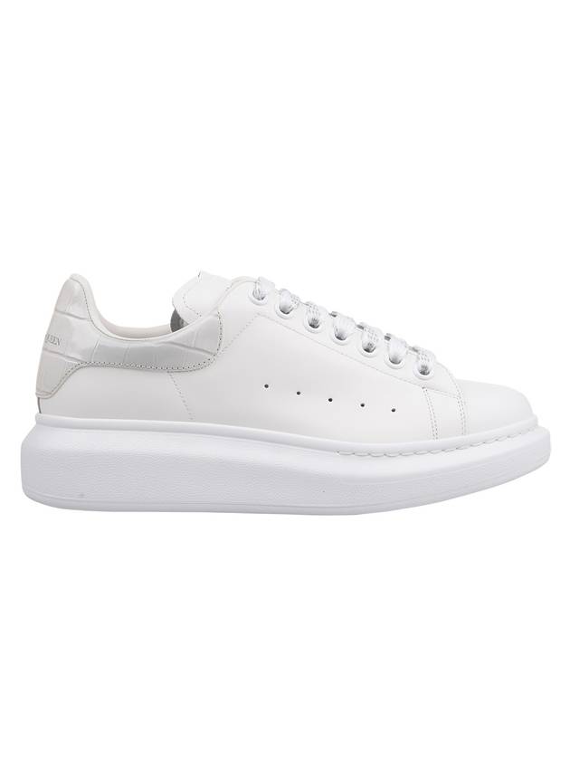 Crocodile Tab Low Top Sneakers White - ALEXANDER MCQUEEN - BALAAN 1