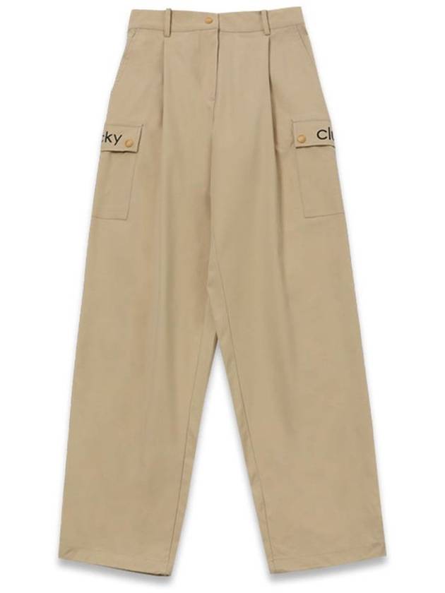 Pants String Round Jogger Pants Beige MCFW23PT 1BE - MACKY - BALAAN 2