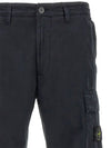 Supima Cotton Twill Stretch TC Straight Pants Navy - STONE ISLAND - BALAAN 4