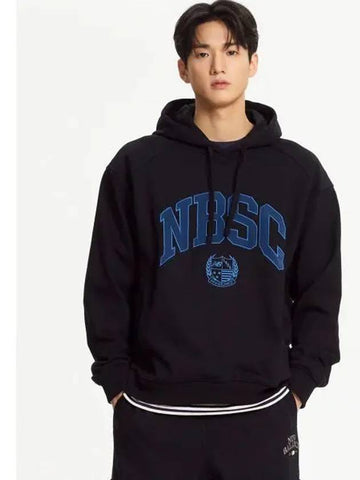 NBN0E42813 UNI NBSC Hoodie BLACK - NEW BALANCE - BALAAN 1