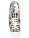 Vintage Check Cotton Sneakers Archive Beige - BURBERRY - BALAAN 5