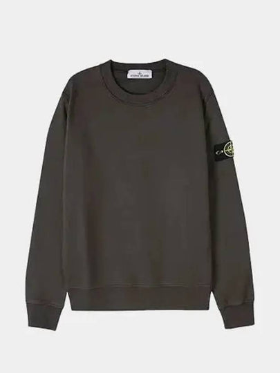 Wappen Patch Crew Neck Sweatshirt Grey - STONE ISLAND - BALAAN 2