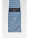 Men's Diamond V Tie Blue - LOUIS VUITTON - BALAAN 5