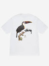 Toucan Cotton Short Sleeve T-Shirt White - STUSSY - BALAAN 3