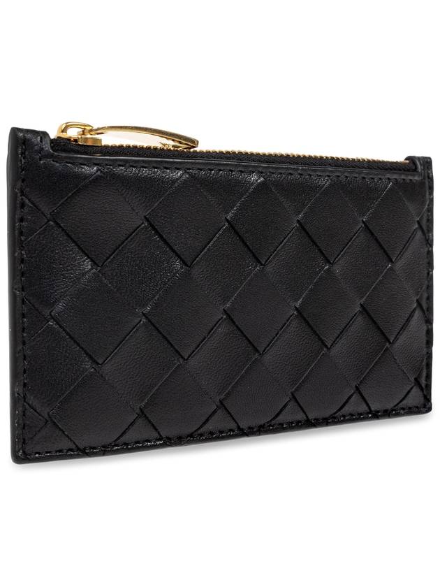 Bottega Veneta Card Case, Women's, Black - BOTTEGA VENETA - BALAAN 4