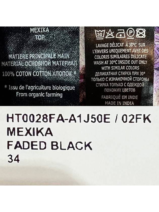 Top HT0028FAA1J50E02FK FADED BLACK - ISABEL MARANT ETOILE - BALAAN.