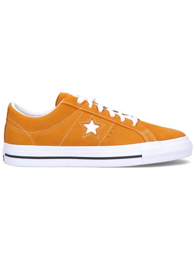 One Star Pro Low Top Sneakers Orange White - CONVERSE - BALAAN 2