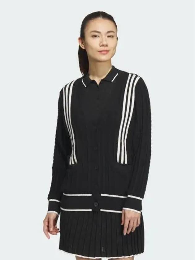 Primeknit cable pattern cardigan women s golf 6623 560741 - ADIDAS - BALAAN 1