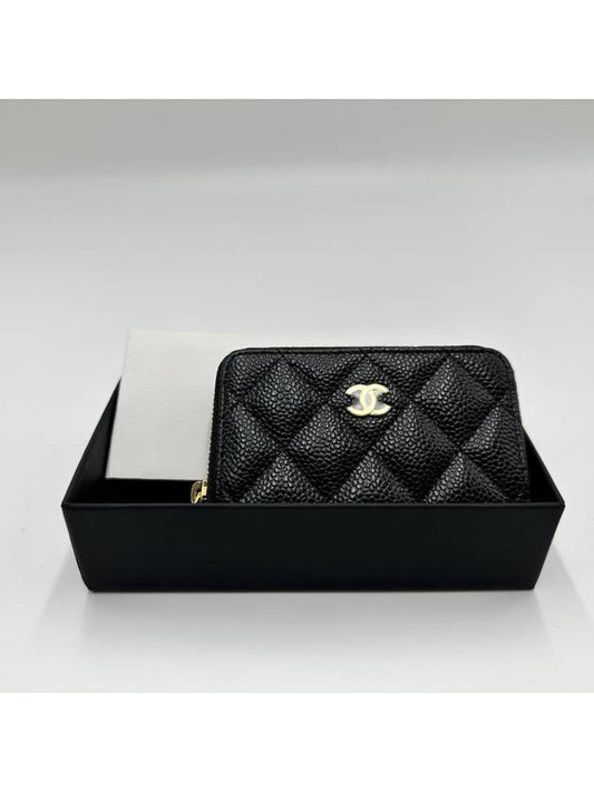 Available after service at domestic department stores Classic zipper black gold caviar AP0216 - CHANEL - BALAAN 2