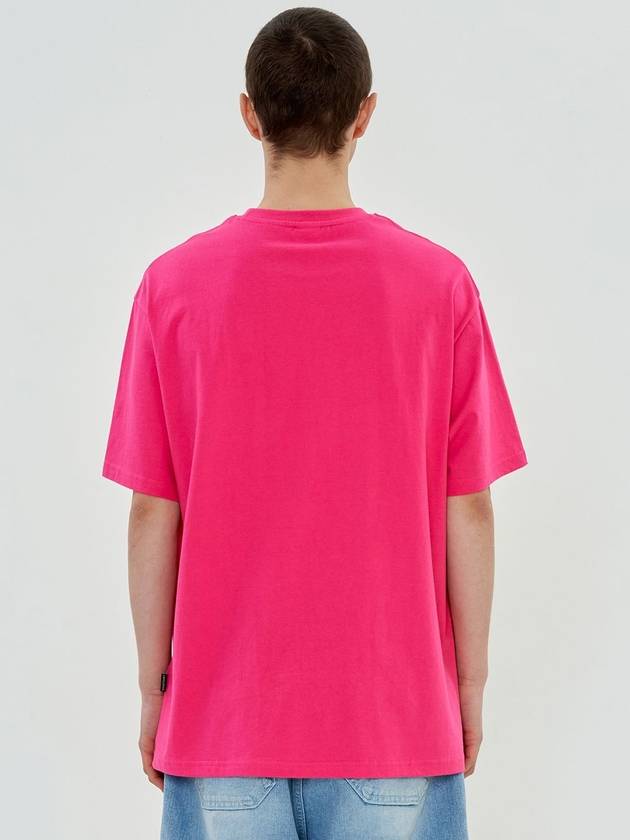 Flower Logo Short Sleeve T-Shirt Pink - UNALLOYED - BALAAN 4