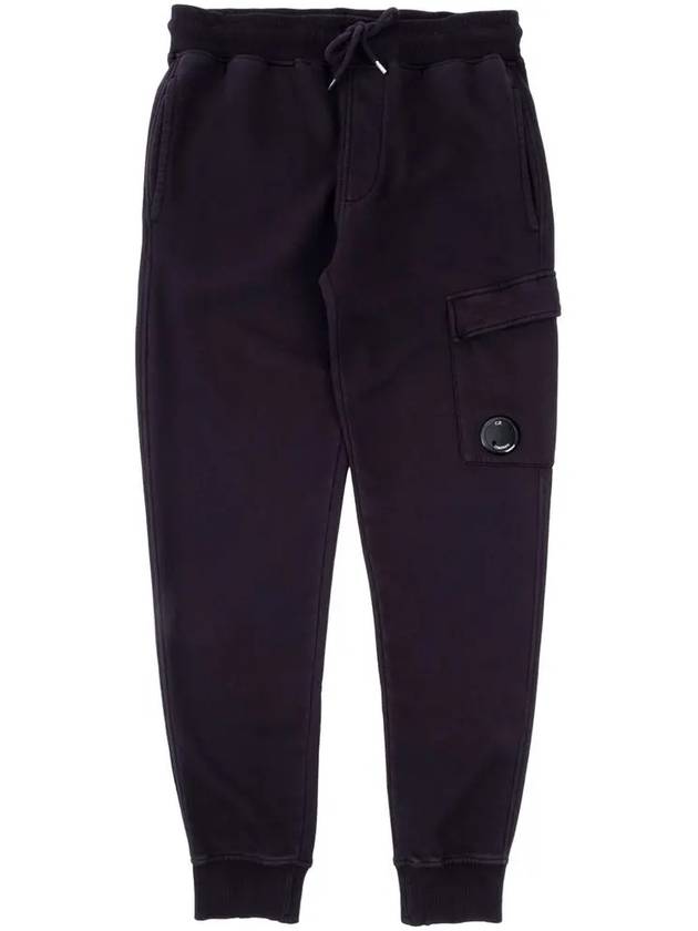 Brushed Emerized Diagonal Fleece Cargo Track Pants Purple - CP COMPANY - BALAAN 2