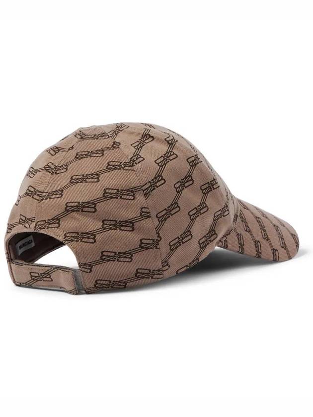 BB Monogram Cotton Drill Ball Cap Beige - BALENCIAGA - BALAAN 3