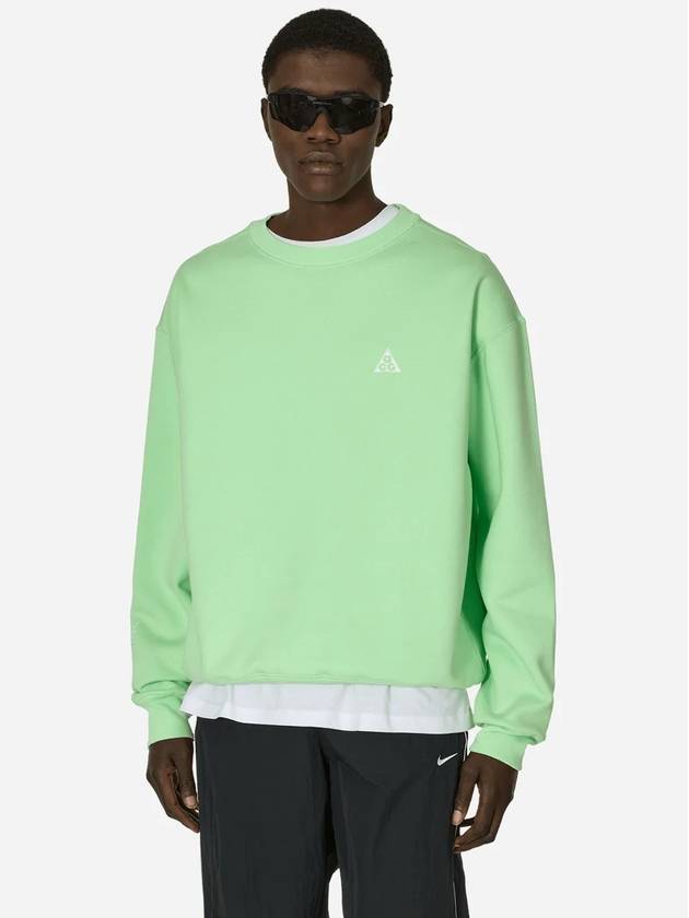 ACG Sweatshirt DX9611 376 Mint M L Euro Fit - NIKE - BALAAN 1