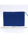 blue clutch bag - CELINE - BALAAN 1