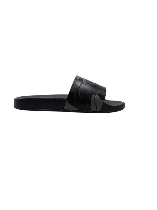 Camouflage Slippers Black - VALENTINO - BALAAN 1