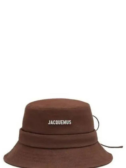 Le Bob Gadjo Knotted Bucket Hat Brown - JACQUEMUS - BALAAN 2