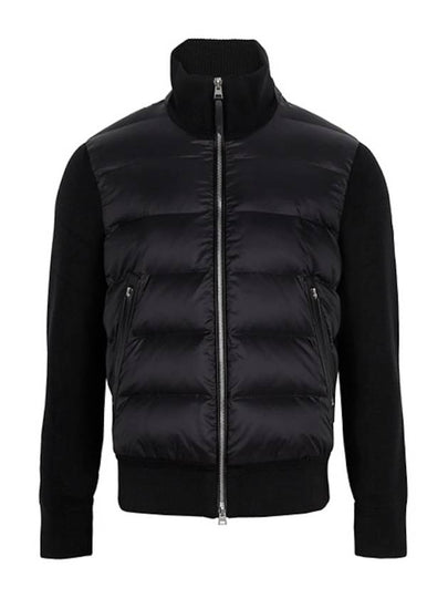 Zip-Up Quilted Down Padding Black - TOM FORD - BALAAN 2