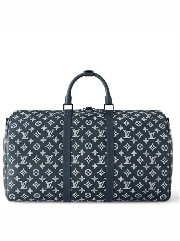 Keepall Bandouliere 50 Duffel Bag Navy - LOUIS VUITTON - BALAAN 2