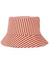 Reversible Bucket Hat Pouch Bag Set Red - MIU MIU - BALAAN 7