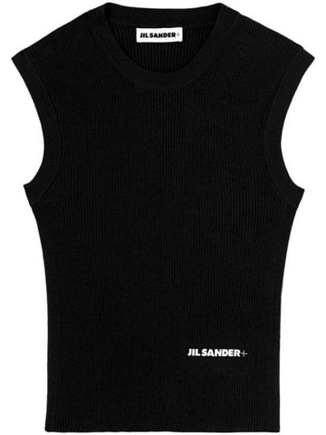 Long Sleeve T-Shirt J40NC0120 J15410 001 BLACK - JIL SANDER - BALAAN 1