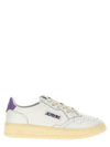 Men's Medalist Leather Low Top Sneakers White - AUTRY - BALAAN 1