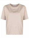 Logo Crew Neck Short Sleeve T-Shirt Titanium Grey - ACNE STUDIOS - BALAAN 2