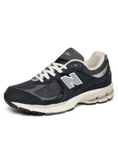 2002R Premium Vintage Low Top Sneakers Navy - NEW BALANCE - BALAAN 2