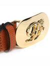 BE5103 V243 66 Embossed Gold D2 Belt - DSQUARED2 - BALAAN 4