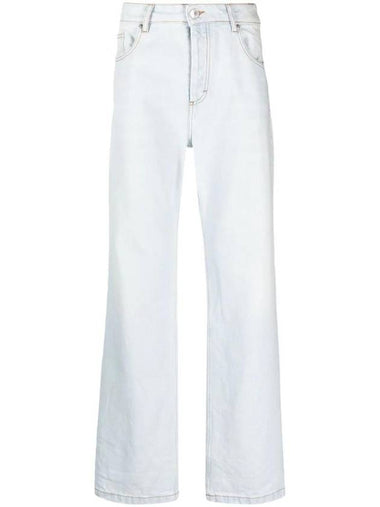 Straight Fit Jeans Light Blue - AMI - BALAAN 1