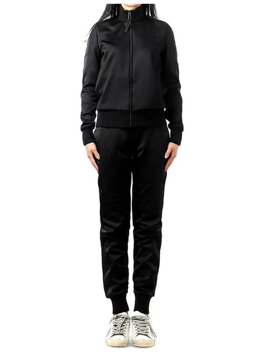 Logo Embossed Track Jumpsuit Black - FENDI - BALAAN 2