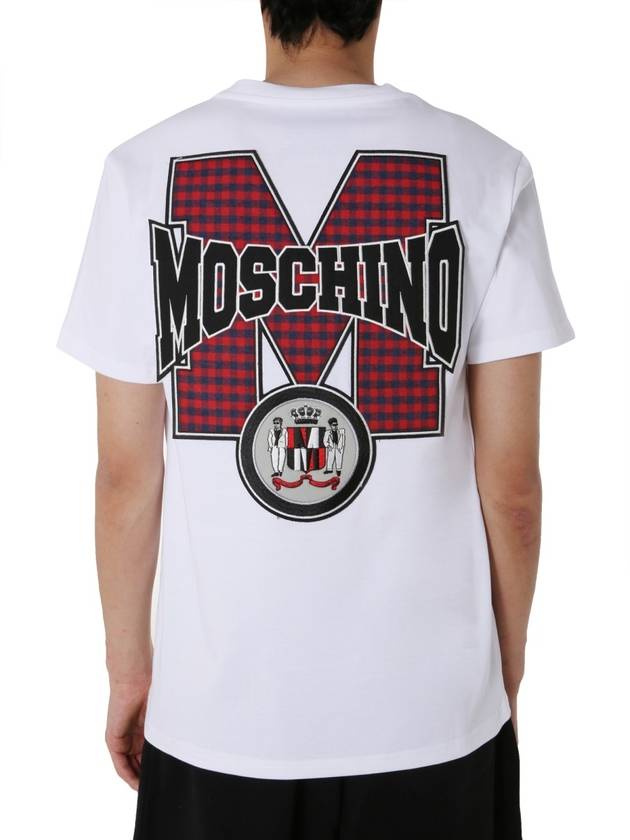 Round Neck T-Shirt 071070380001 B0040168853 - MOSCHINO - BALAAN 4