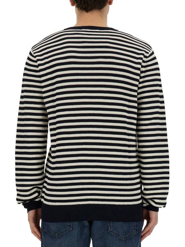 logo embroidery striped sweater GXX09ZJFMY2 - DOLCE&GABBANA - BALAAN 4