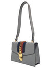 Women s 421882 Sylvie Small Gray Shoulder Bag Strap - GUCCI - BALAAN 3