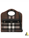 Mini Pocket Tote Bag Brown - BURBERRY - BALAAN 2