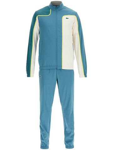 'sporty tracksuit with contrasting stitching - LACOSTE - BALAAN 1