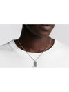 Plate Pendant Necklace Silver - DIOR - BALAAN 3