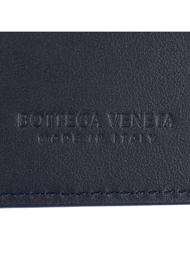 Intrecciato Leather Half Wallet Navy - BOTTEGA VENETA - BALAAN 7