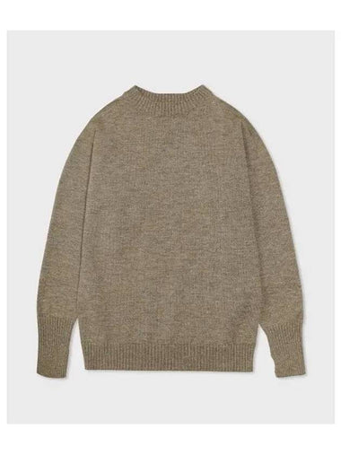 ANDERSEN Seaman Crew Neck Natural Taupe - ANDERSEN-ANDERSEN - BALAAN 1