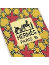 7522 IA 100 Silk Yellow Star Pattern Tie - HERMES - BALAAN 7