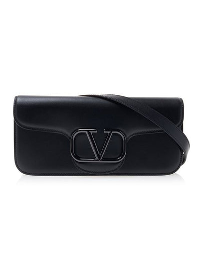 V Logo Cross Bag Black - VALENTINO - BALAAN 2