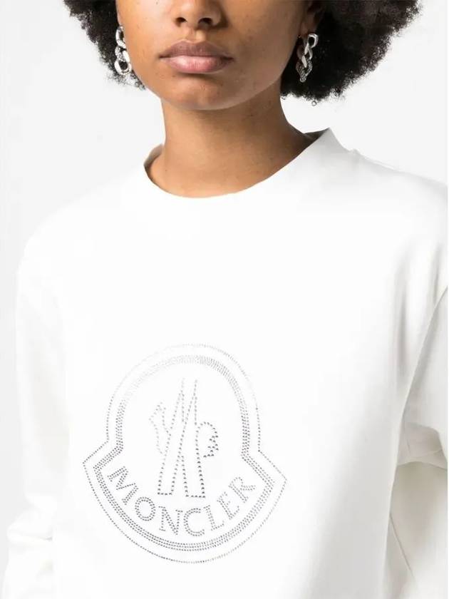 8G00053 899TR 033 Women’s White Sweatshirt - MONCLER - BALAAN 3