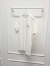 White Pocket Leather Round Short Sleeve Tee XS - BRUNELLO CUCINELLI - BALAAN 3