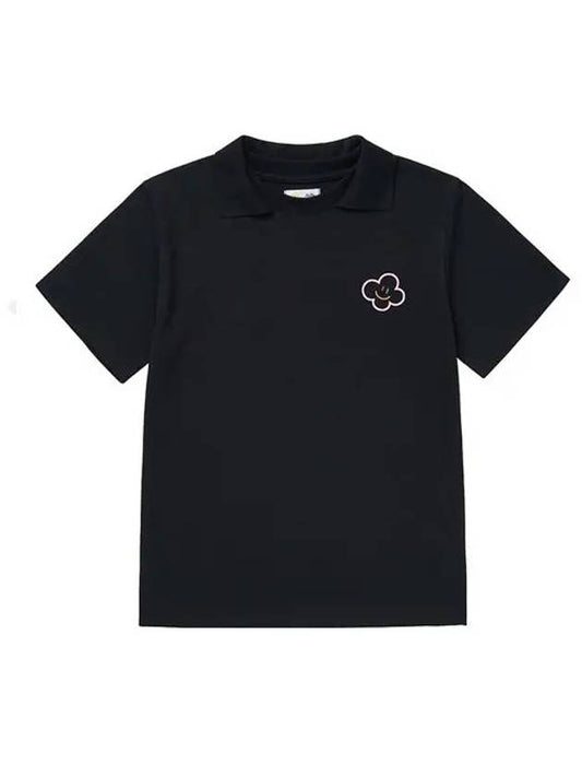 Hello Lala New Collar PK Shirt Black - LALA SMILE - BALAAN 2