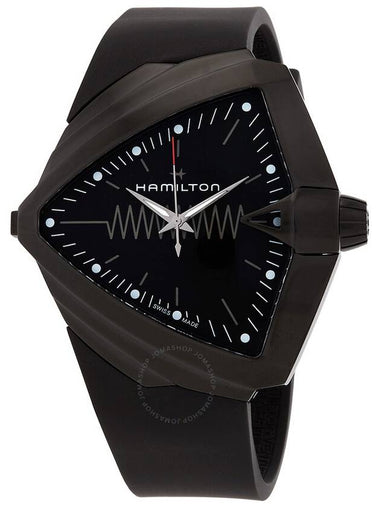 Hamilton Ventura XXL Bright Quartz Black Dial Men's Watch H24604330 - HAMILTON - BALAAN 1