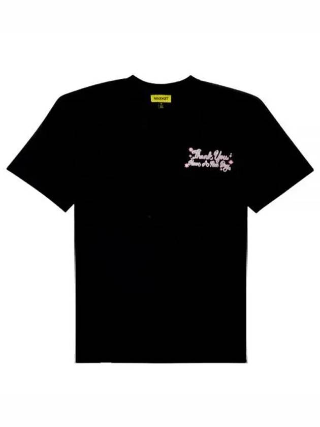 399001144 BLACK Thank You Rose T shirt - MARKET - BALAAN 1