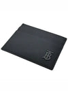 Logo Leather Card Wallet Black - BURBERRY - BALAAN 3