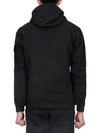 Wappen Old Effect Hooded Jacket Black - STONE ISLAND - BALAAN 6