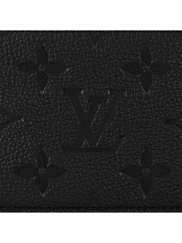 Romy Monogram Leather Card Wallet Black - LOUIS VUITTON - BALAAN 7