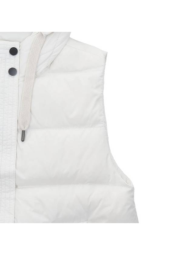 Women's Padded Vest White - BRUNELLO CUCINELLI - BALAAN 5