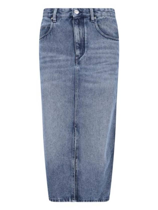 Tillauria Midi Denim H-Line Skirt Blue - ISABEL MARANT - BALAAN 1